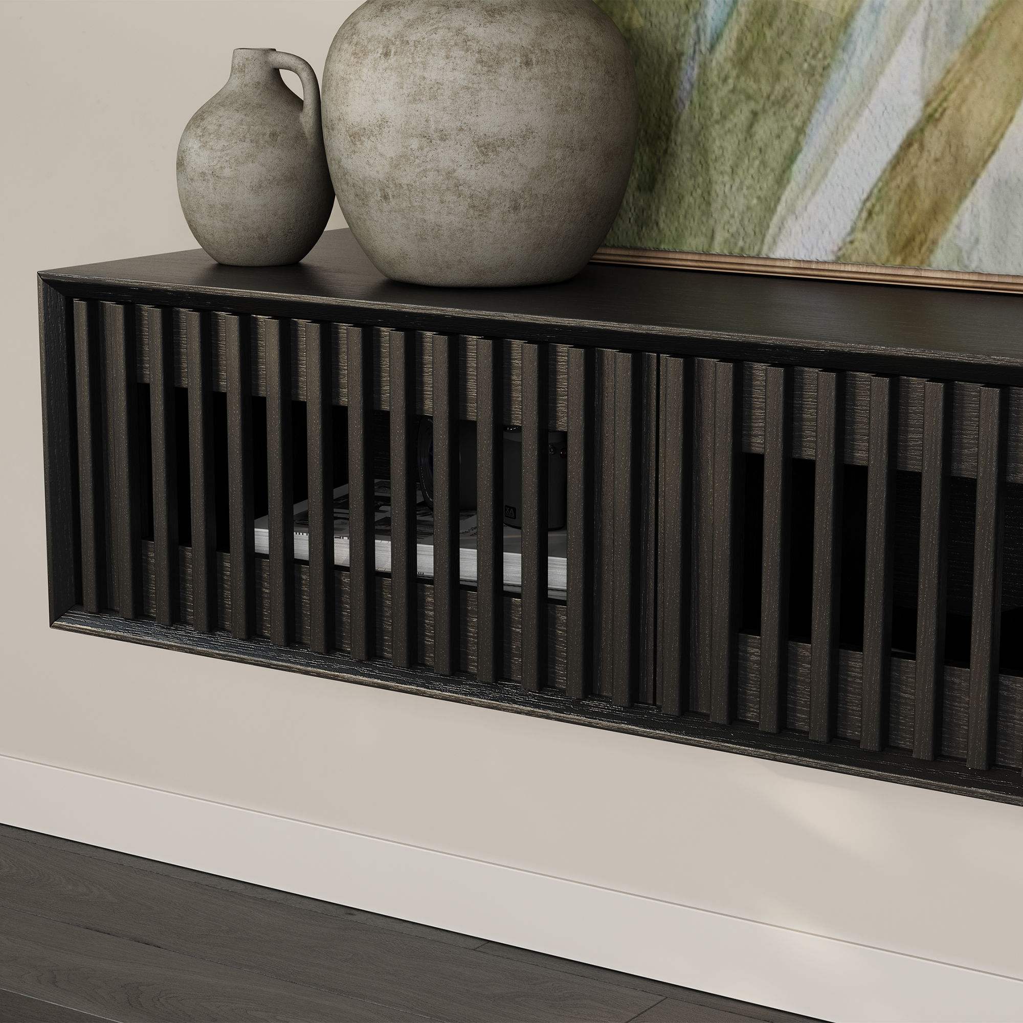 Black MDF TV Stands