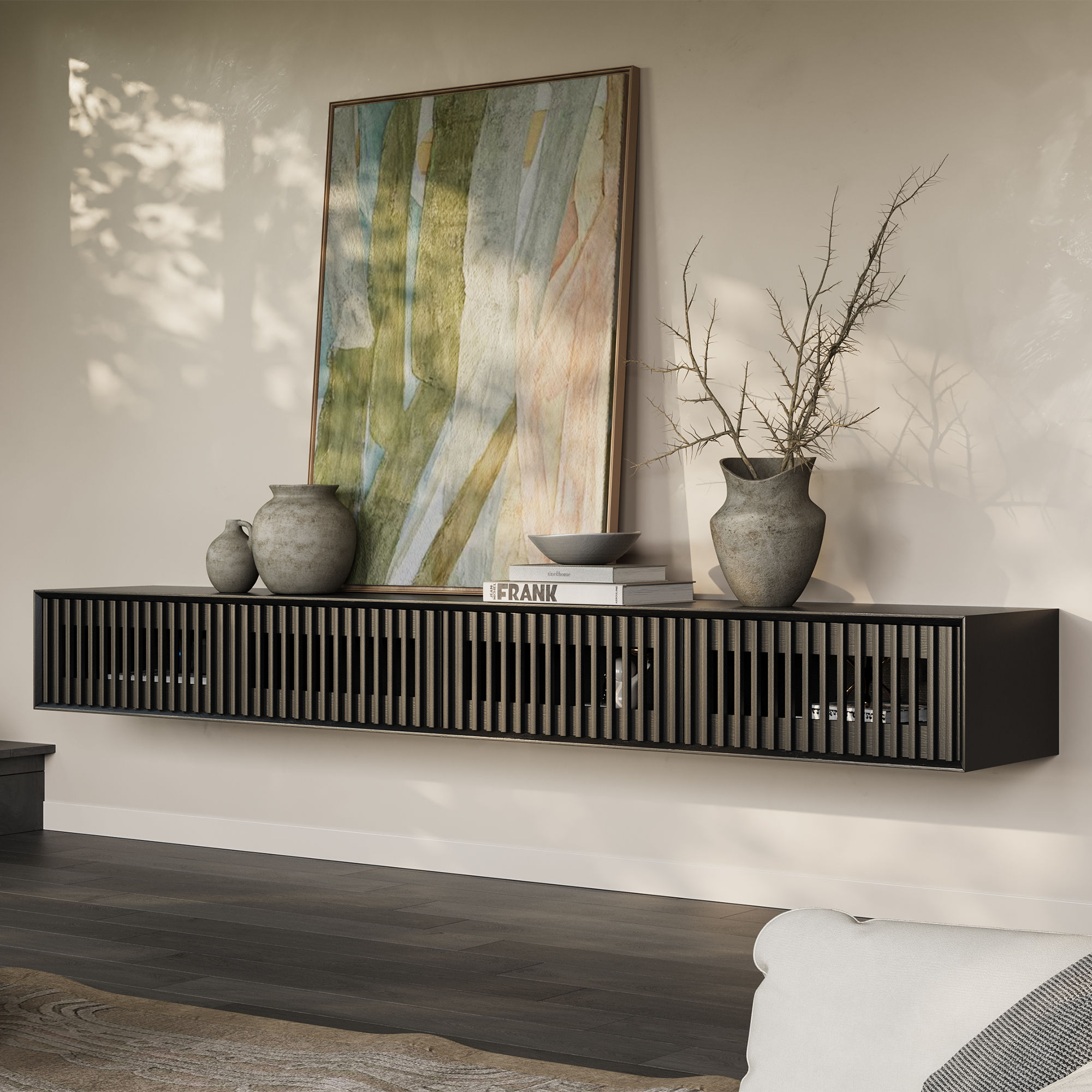 Black MDF TV Stands