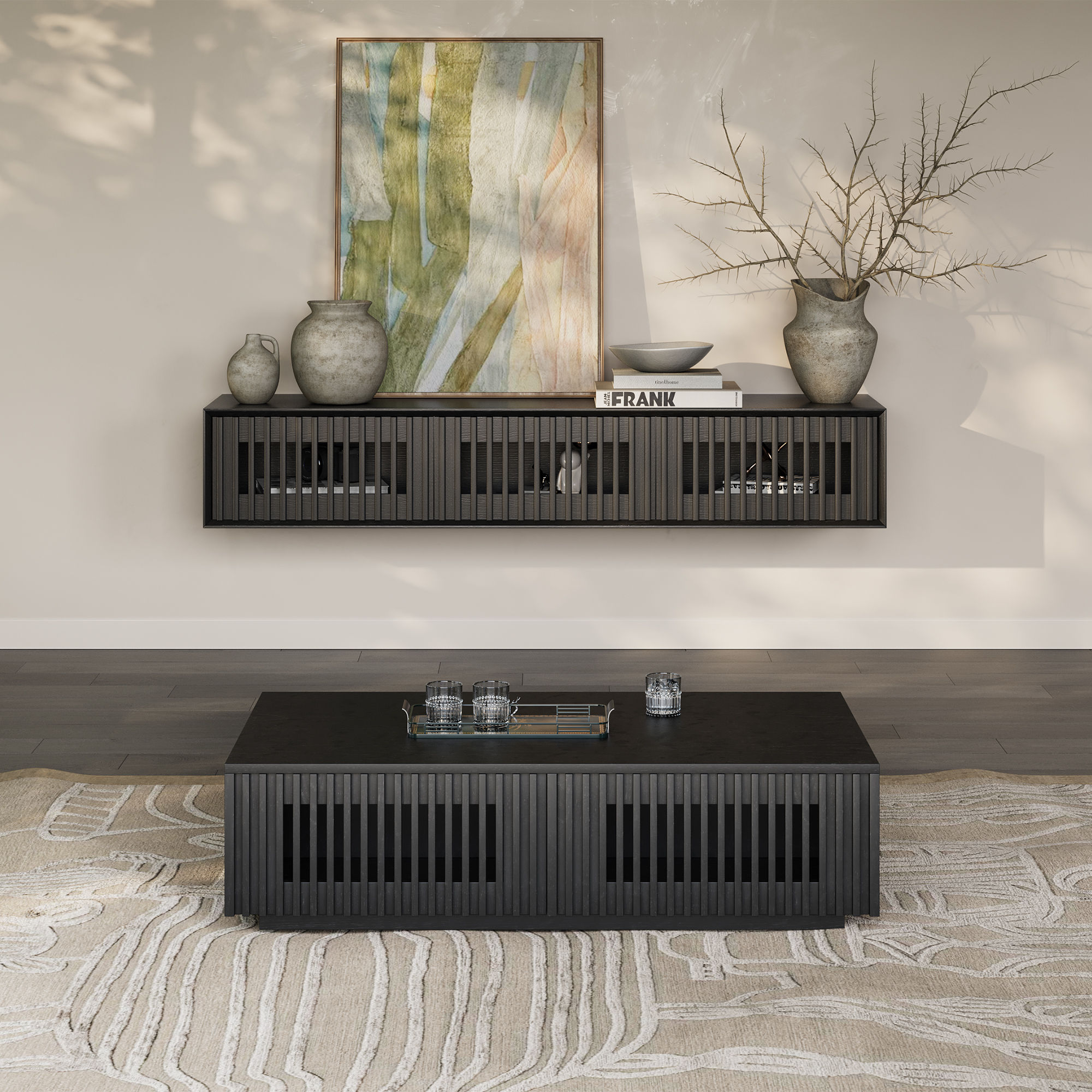 Black MDF TV Stands