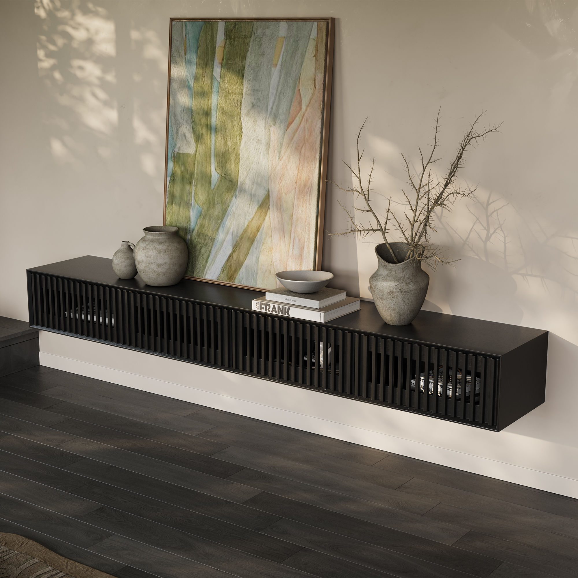 Black MDF TV Stands