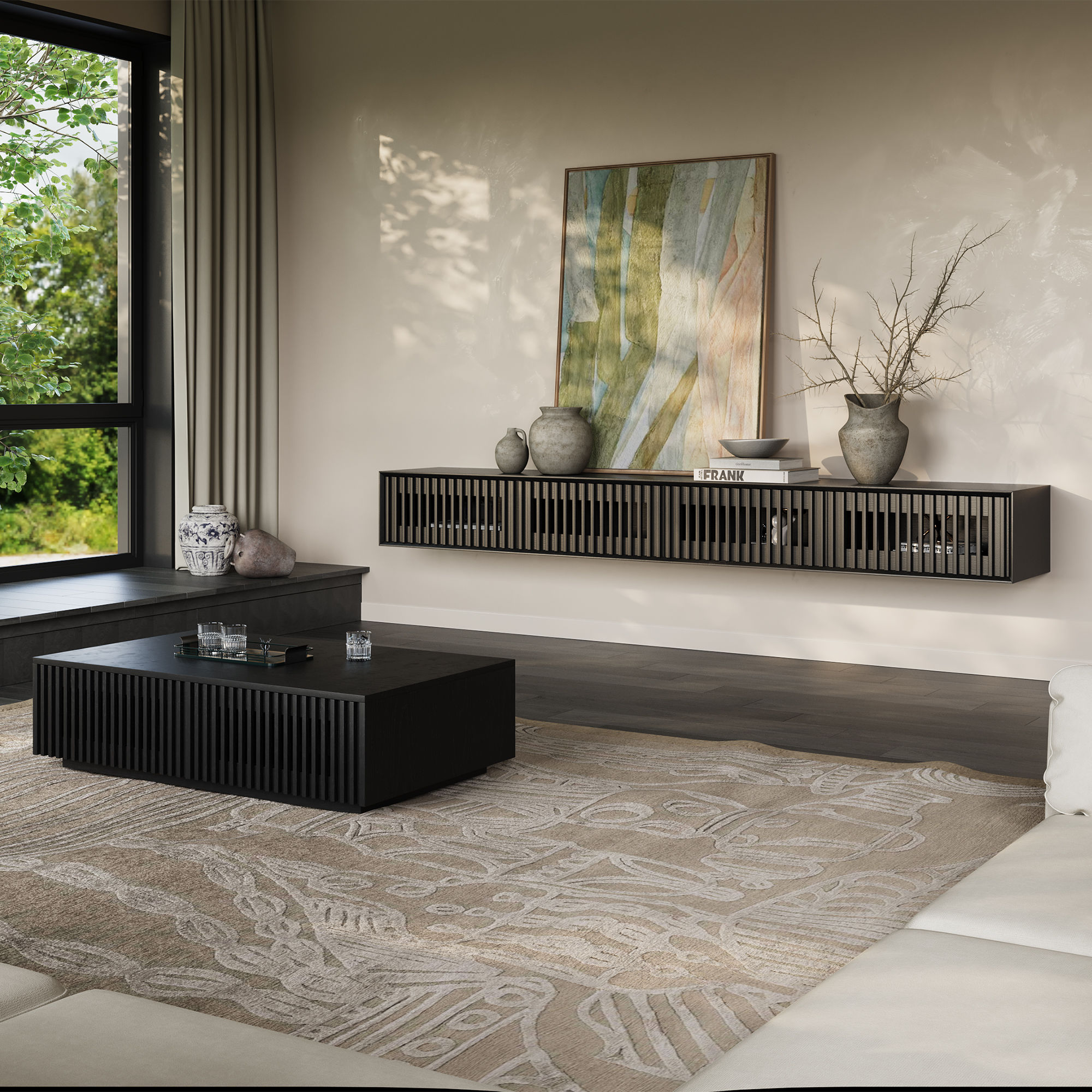 Black MDF TV Stands