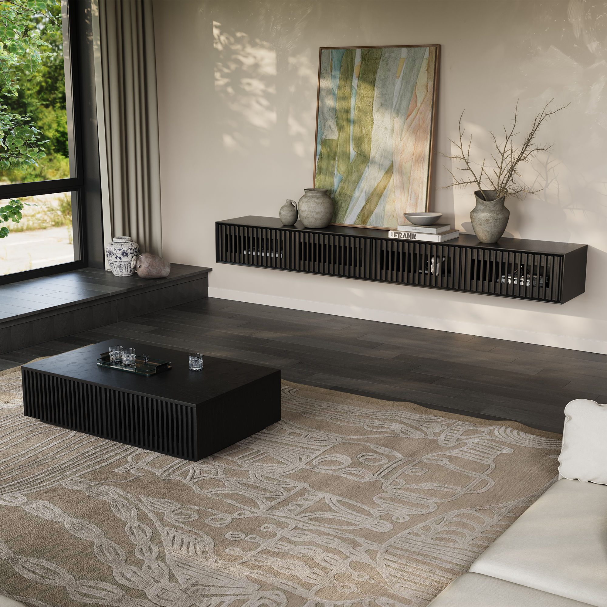 Black MDF TV Stands