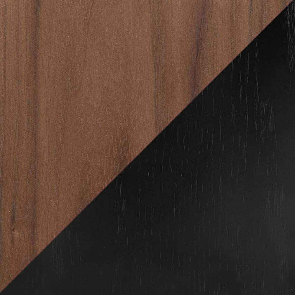 Dunkles Holz und Schwarz