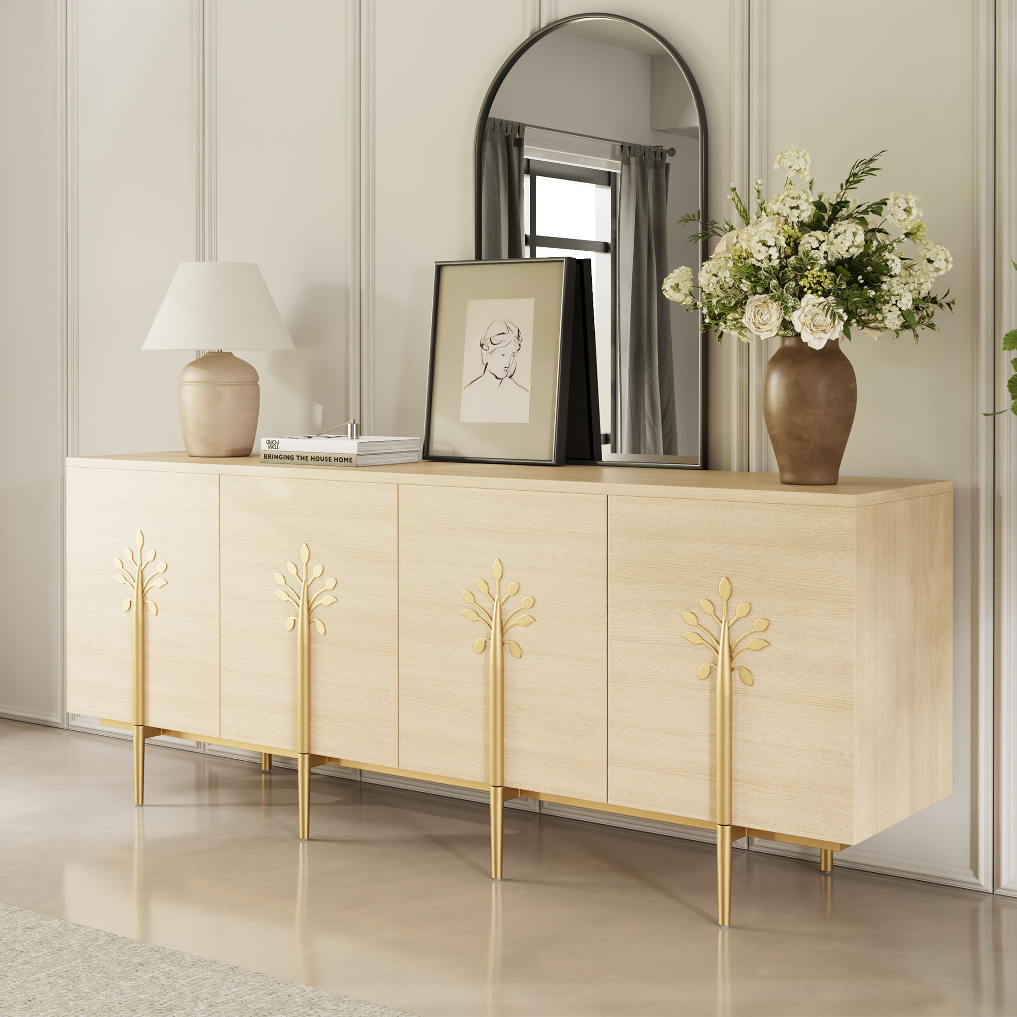 Wood Wood color MDF TV Stands