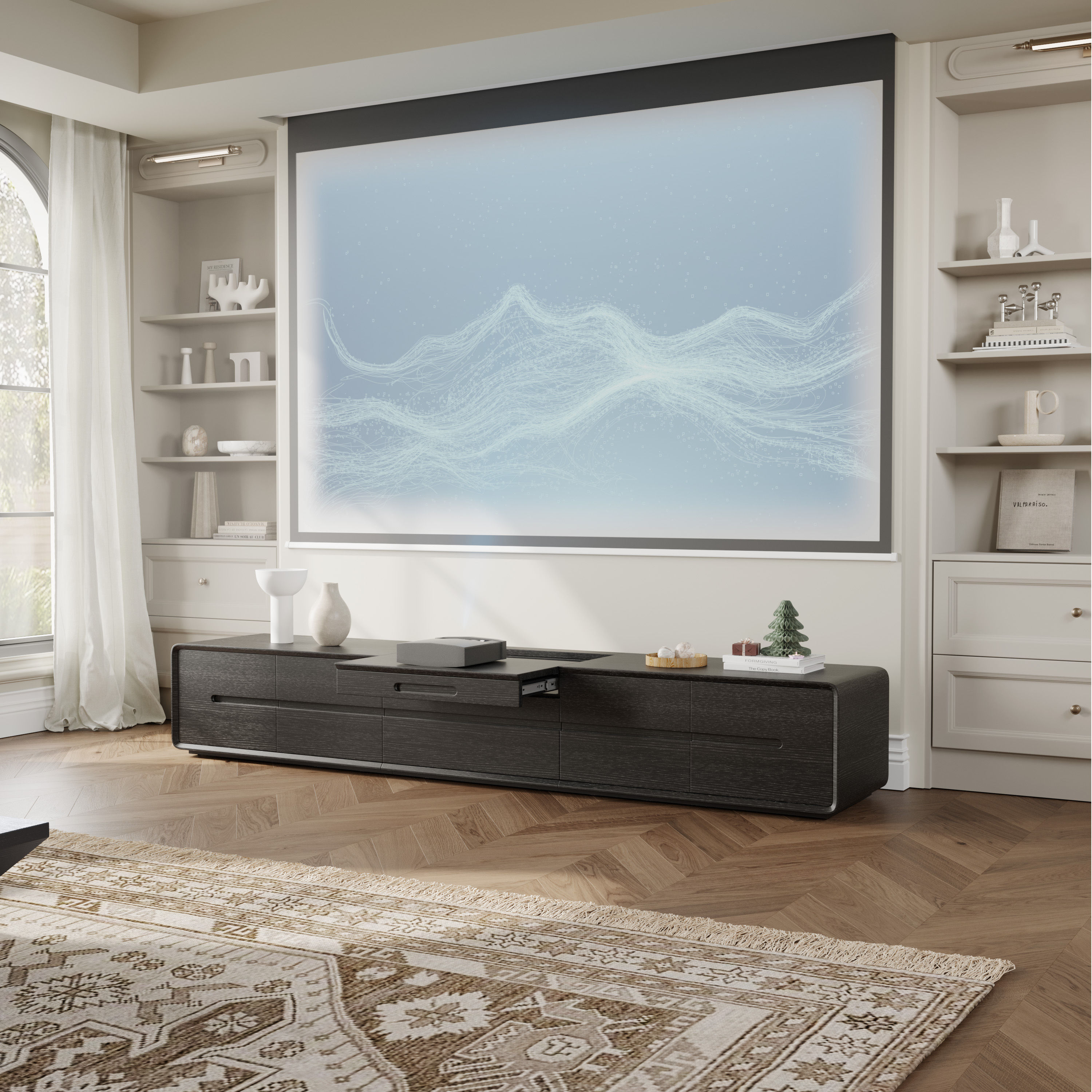 Black MDF TV Stands