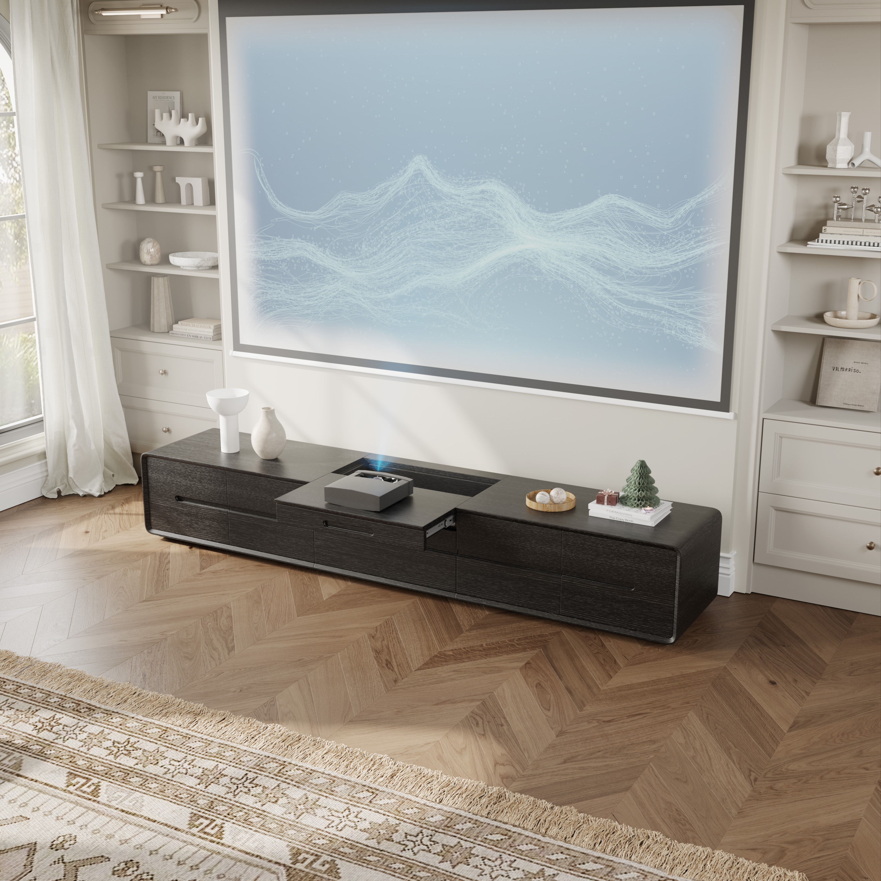 Black MDF TV Stands