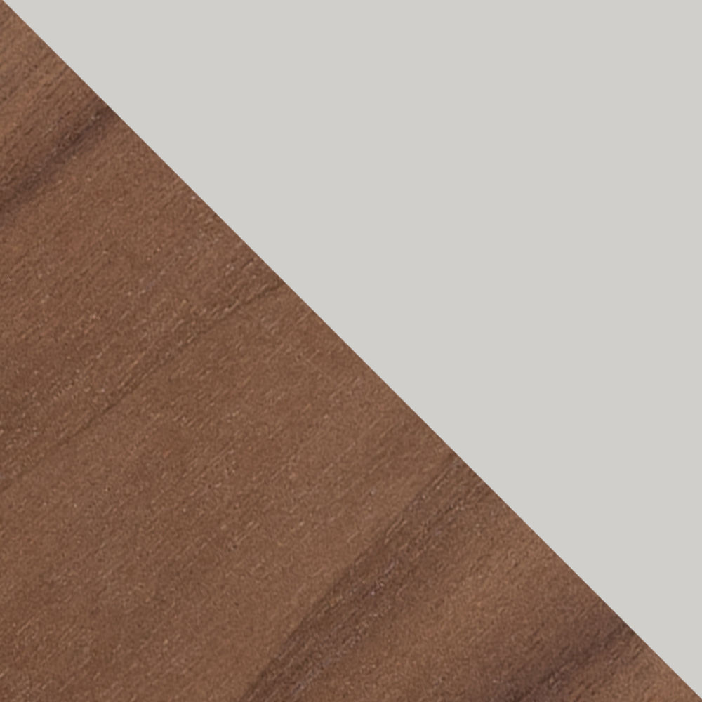 Walnut & Silver Gray