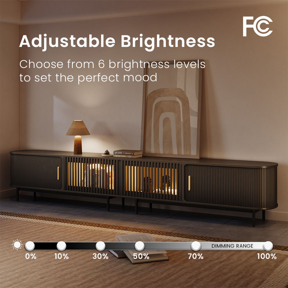 Partly Assemble Black Plywood TV Stands