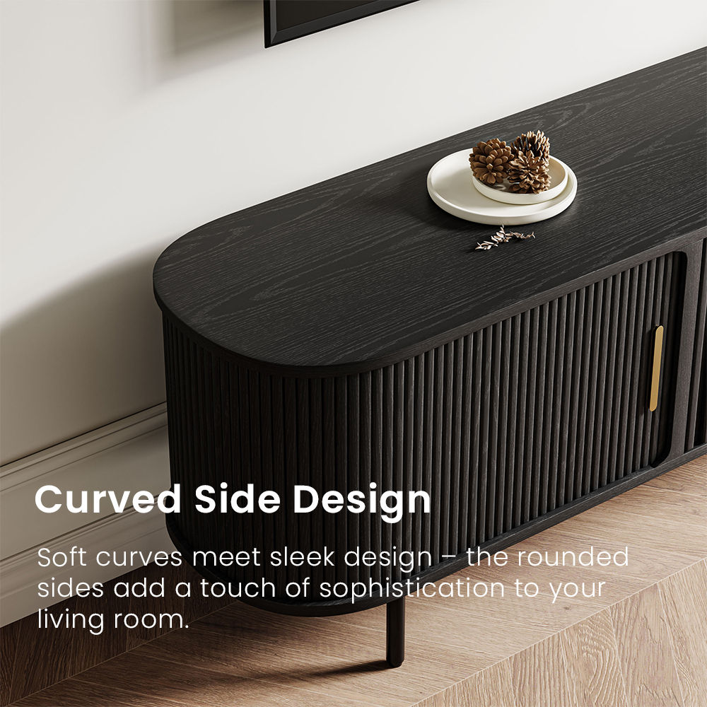 Modern Black Plywood TV Stands