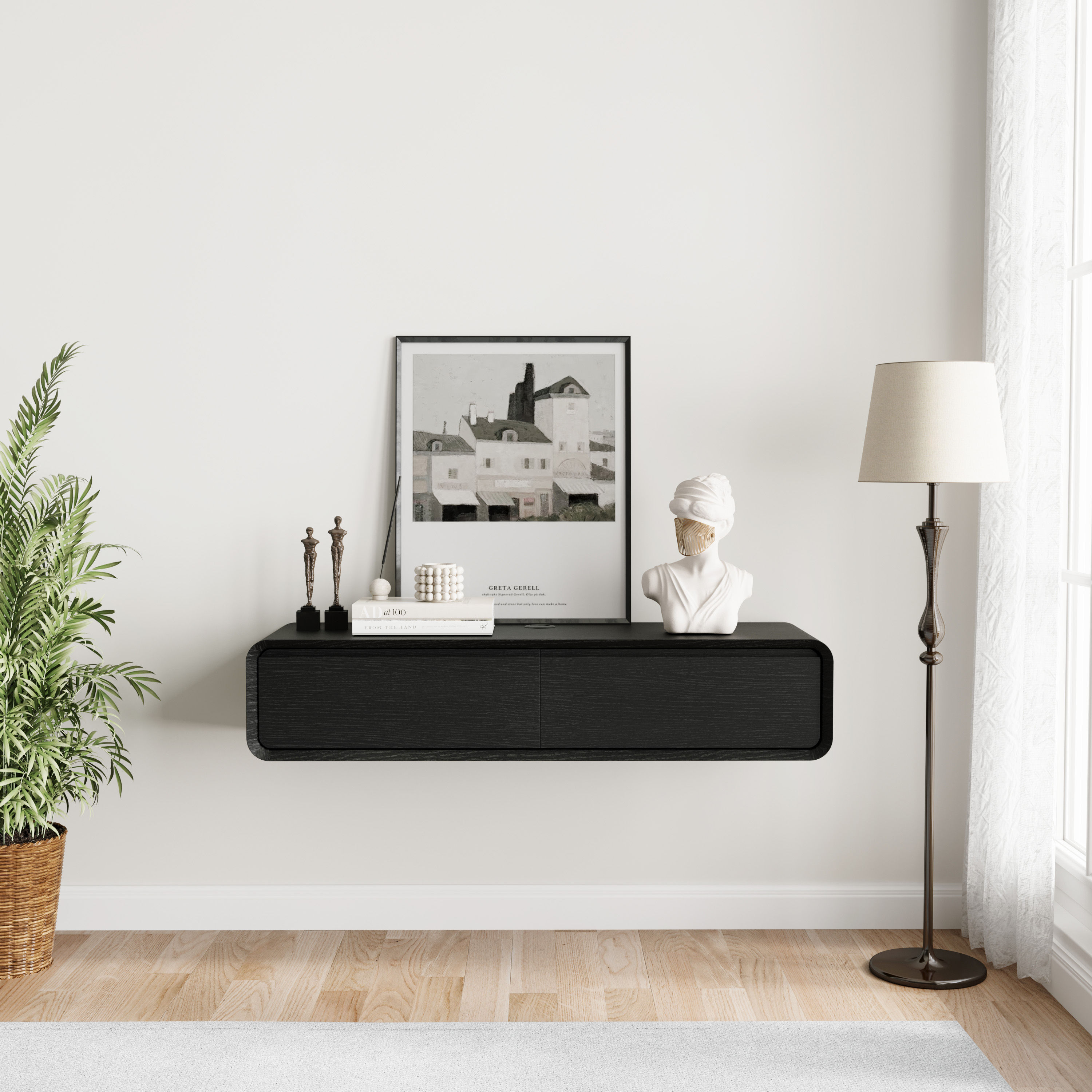 Black MDF TV Stands