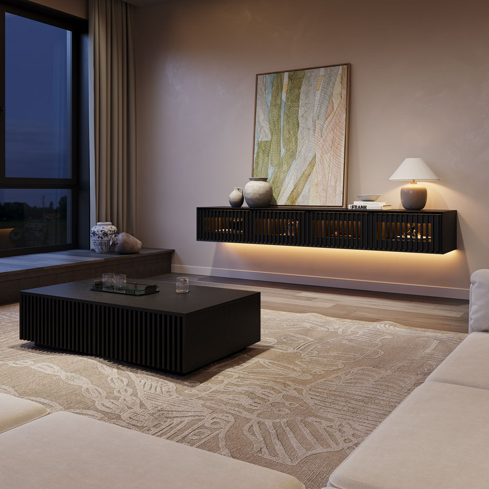 Modern Black MDF TV Stands