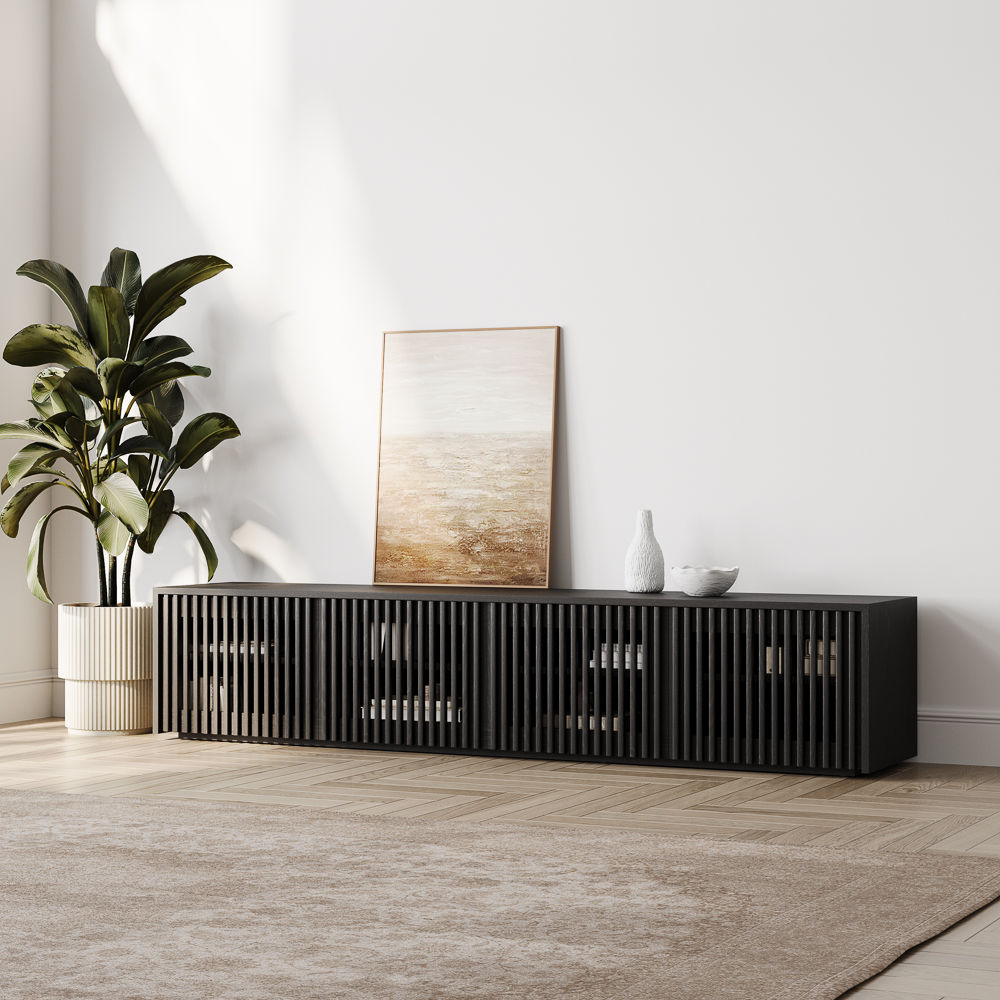 Black MDF TV Stands