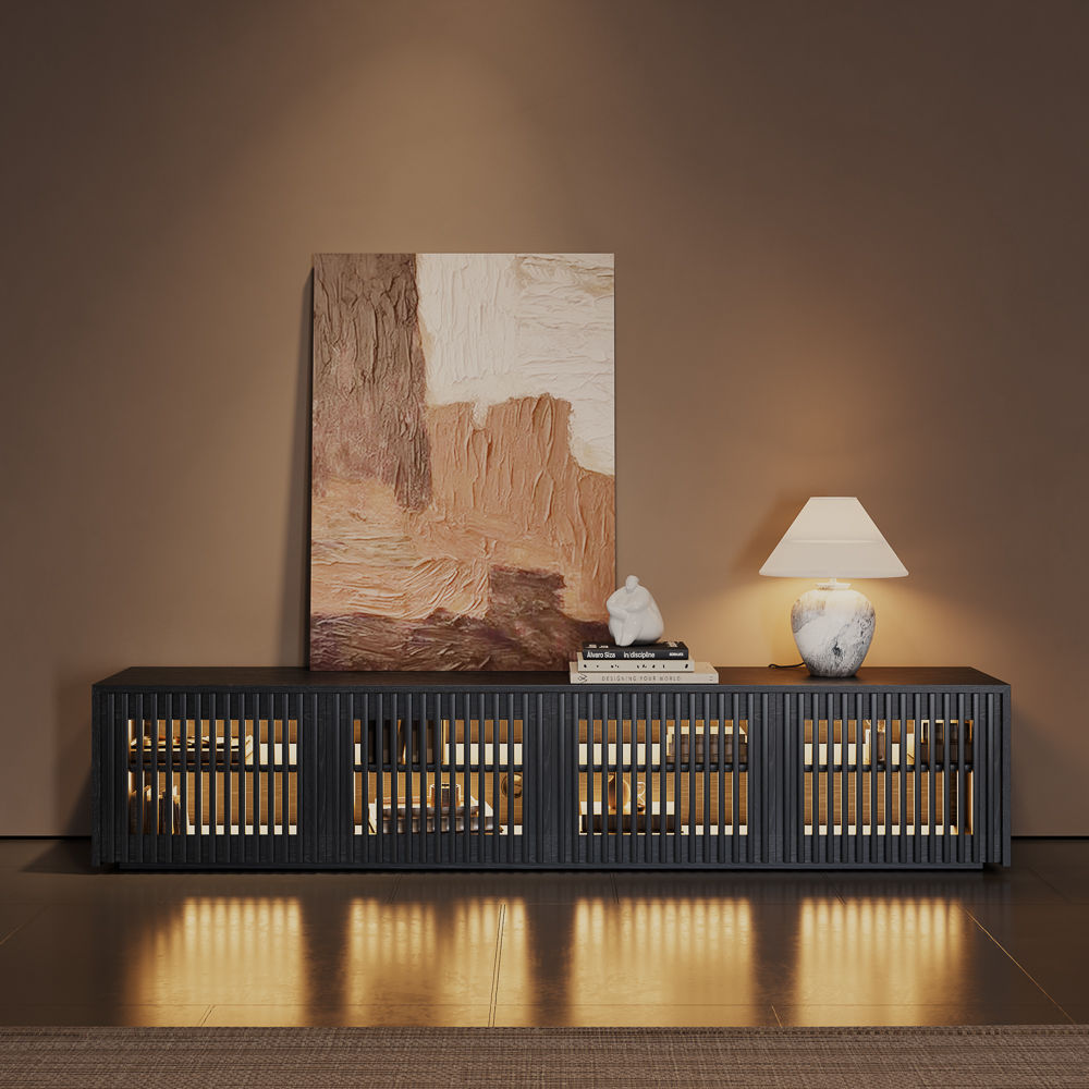 Black MDF TV Stands