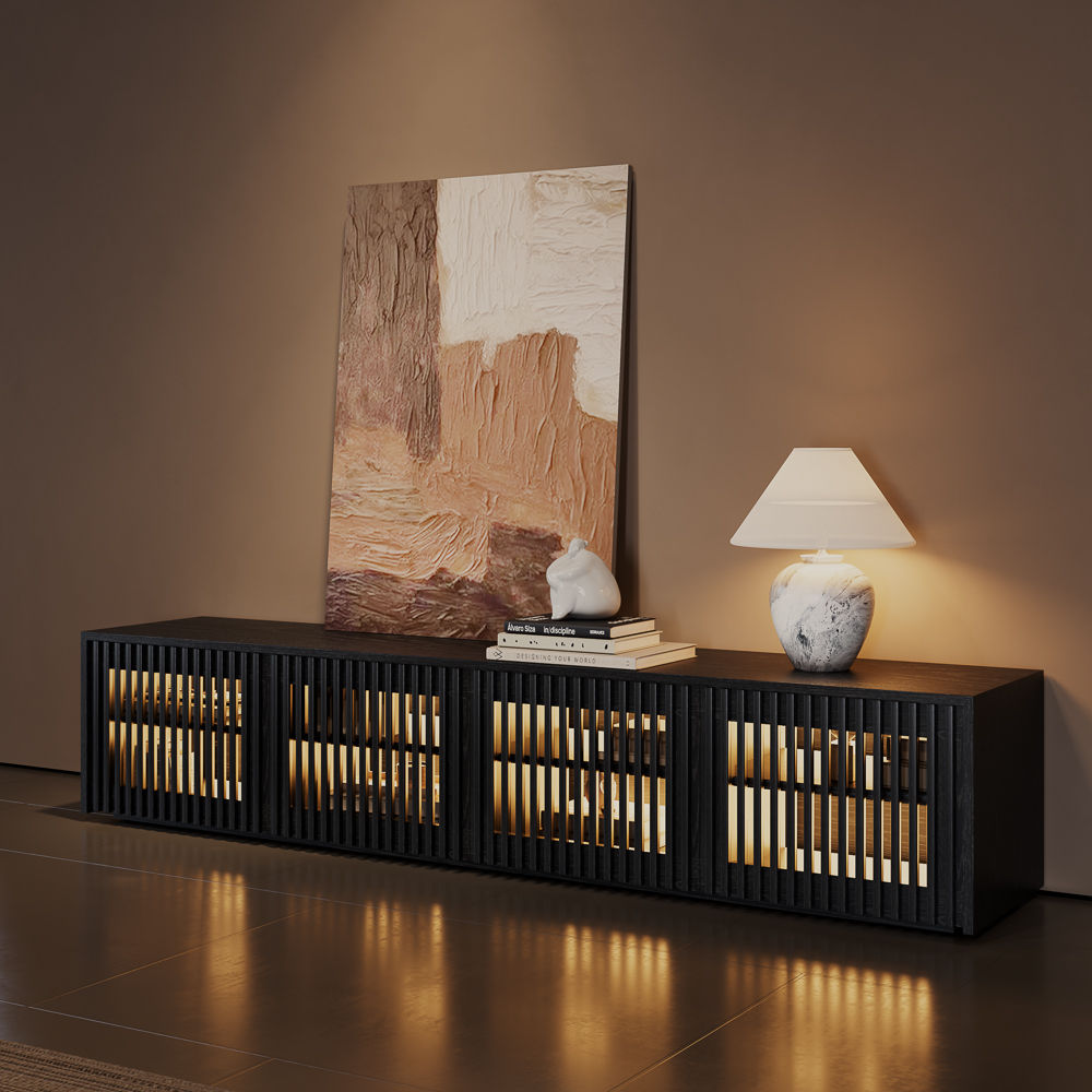 Black MDF TV Stands