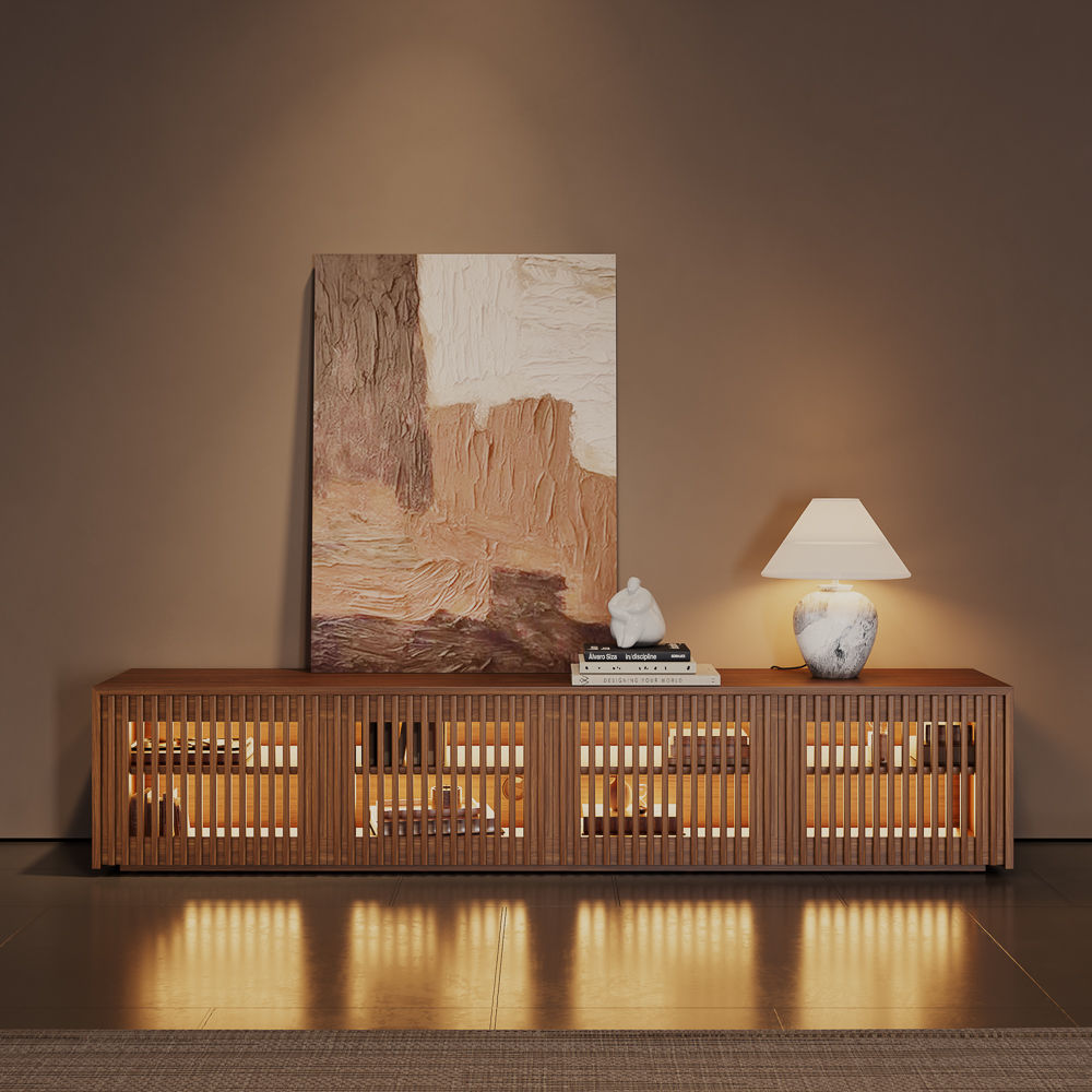 Dark Wood MDF TV Stands