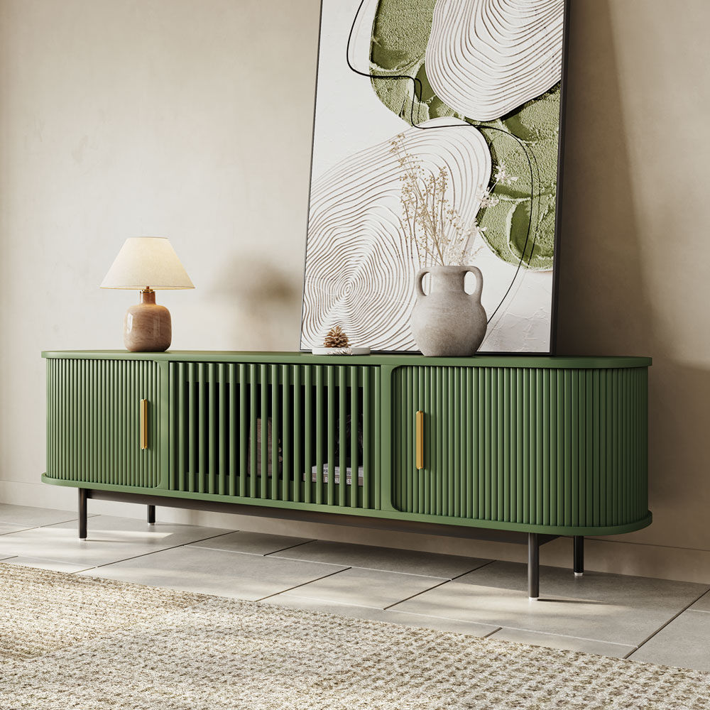 Modern Green Plywood TV Stands