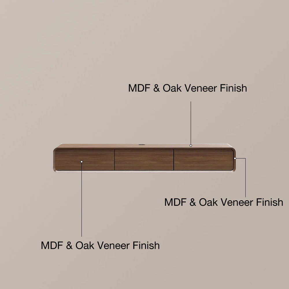 Oak Dark Wood MDF TV Stands