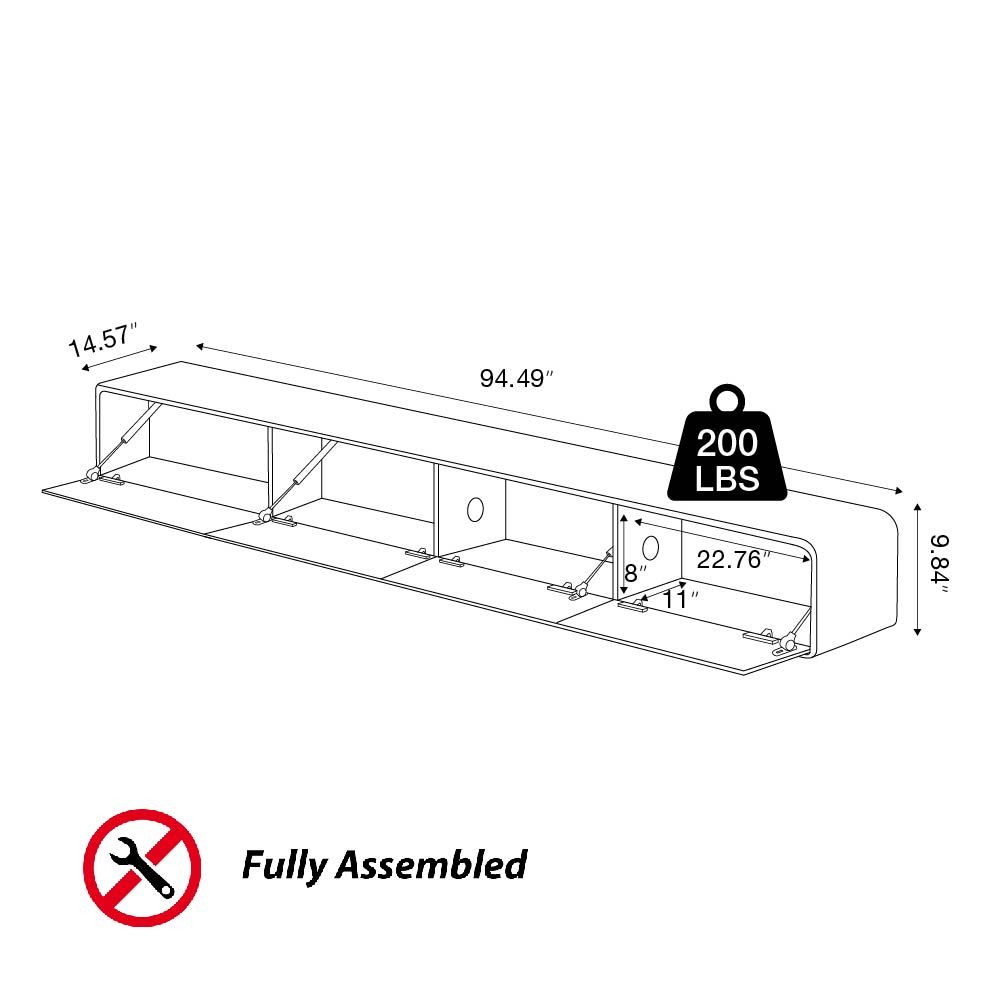 Oak Dark Wood MDF TV Stands