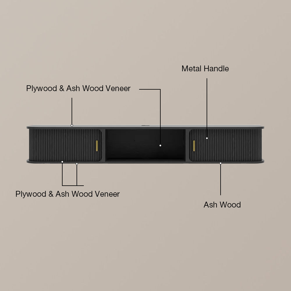 Modern Black Plywood TV Stands