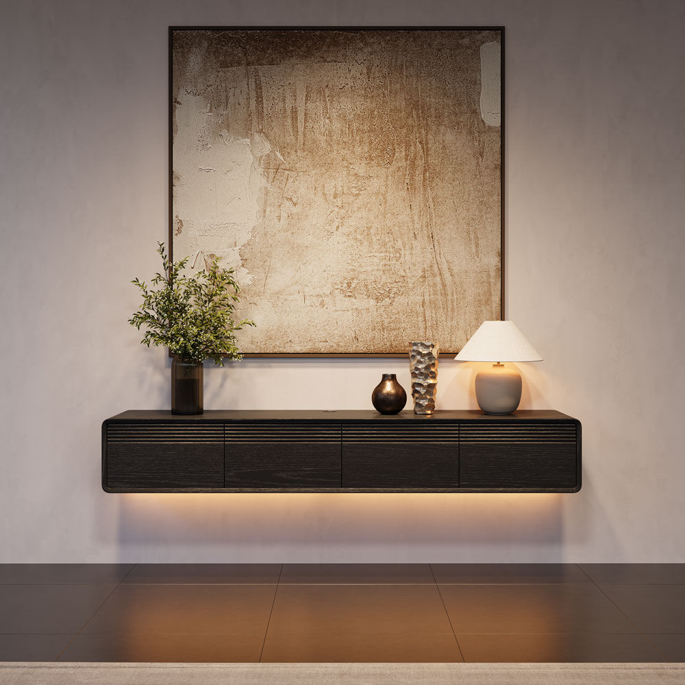 Black MDF TV Stands