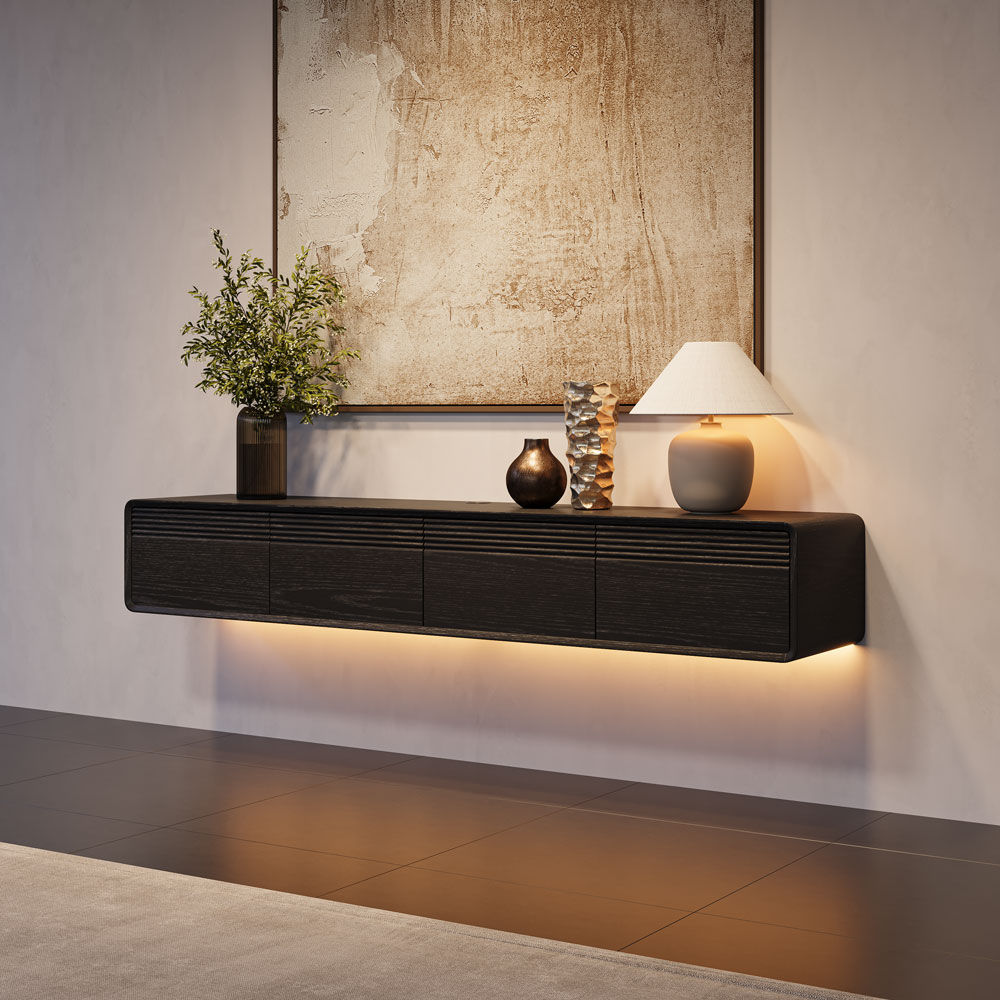 Black MDF TV Stands