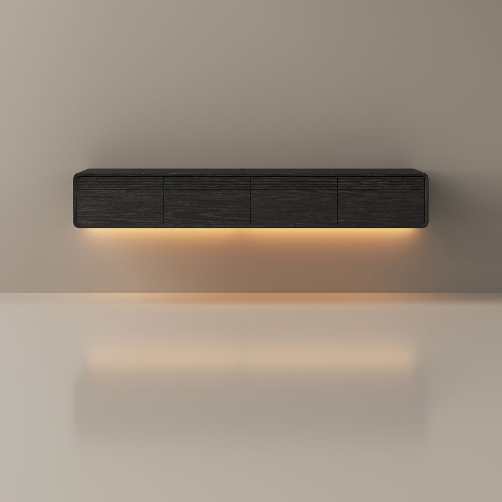 Black MDF TV Stands