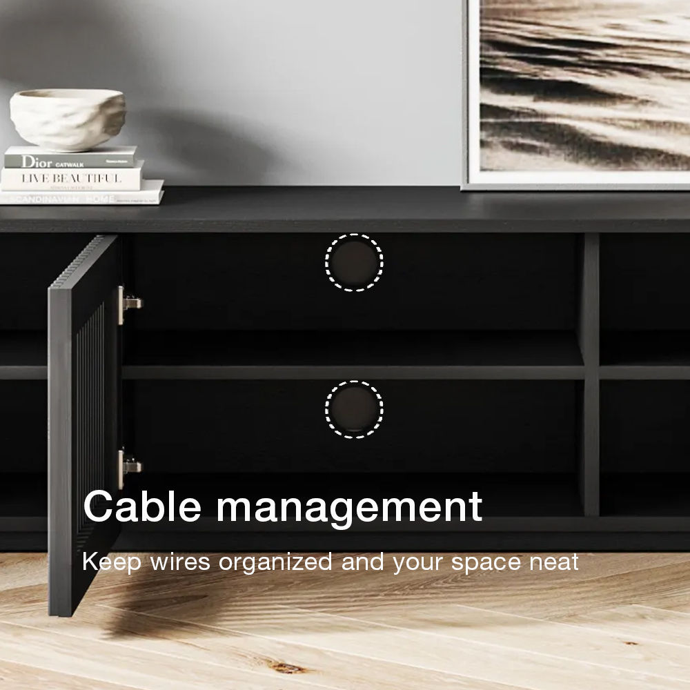 Modern Black MDF TV Stands