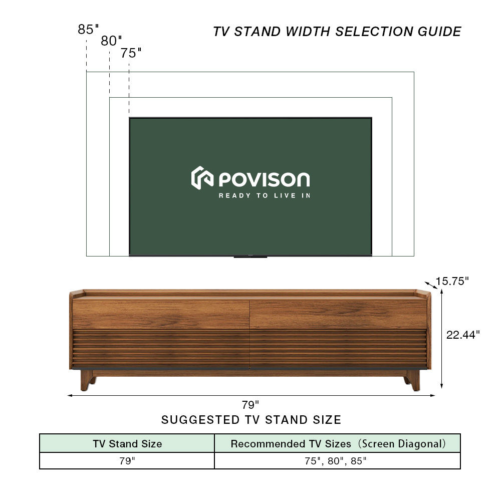 Mid Century Modern Walnut Plywood TV Stands