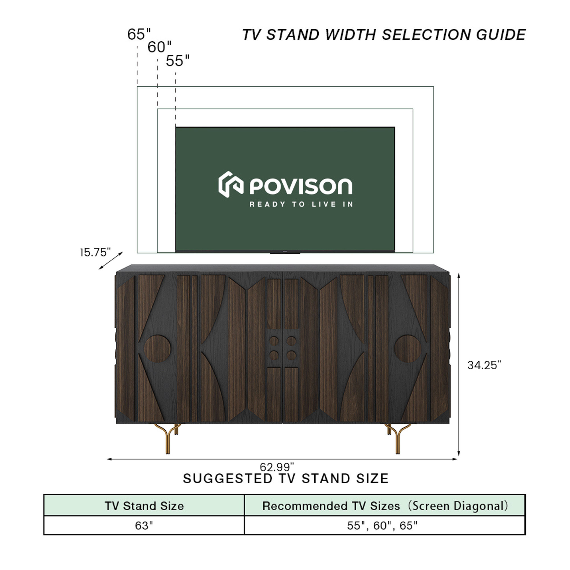 Partly Assemble Smoky MDF TV Stands