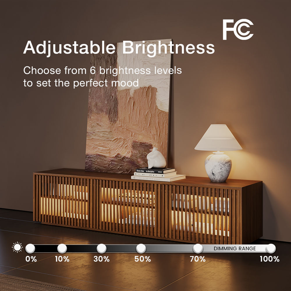 Walnut Dark Wood MDF TV Stands