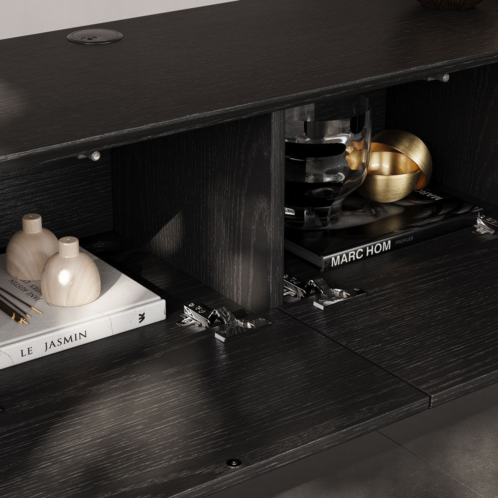 Modern Black MDF TV Stands