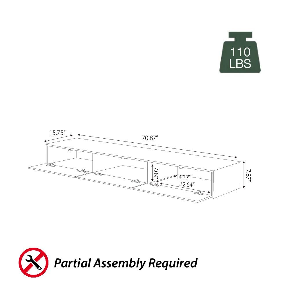 Modern Pandora Sintered Stone TV Stands