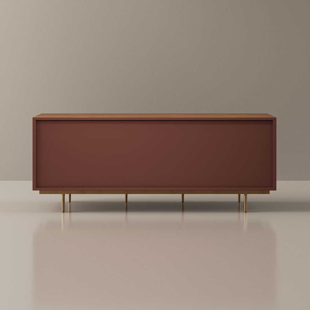 Walnut Color MDF TV Stands