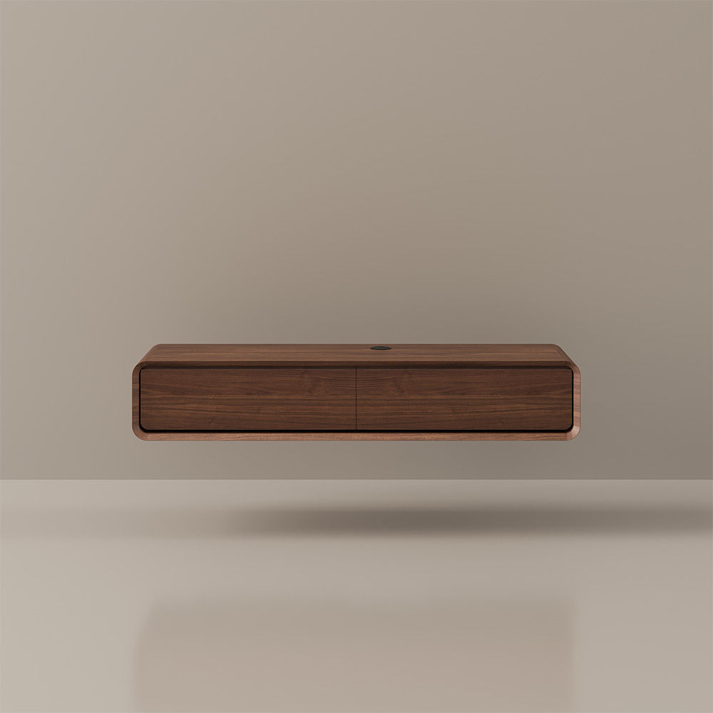 Modern Dark Wood MDF TV Stands