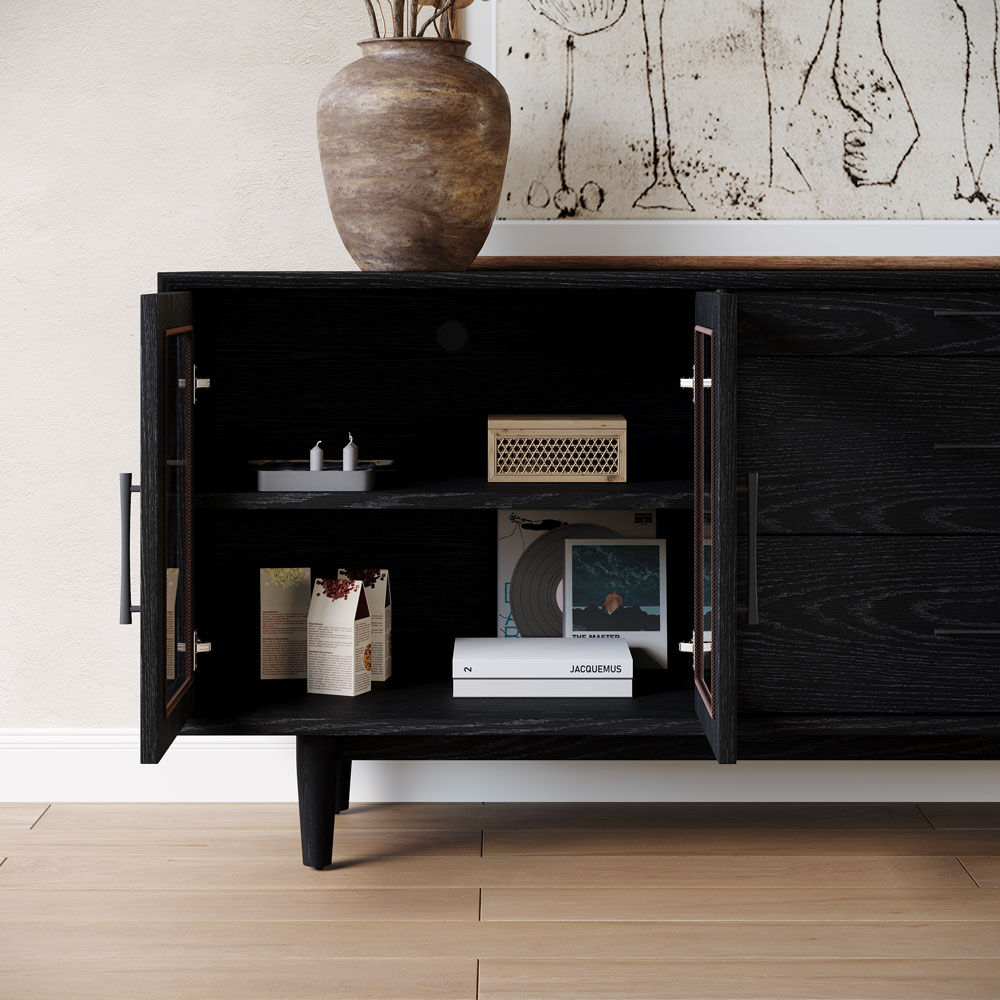 Black MDF TV Stands