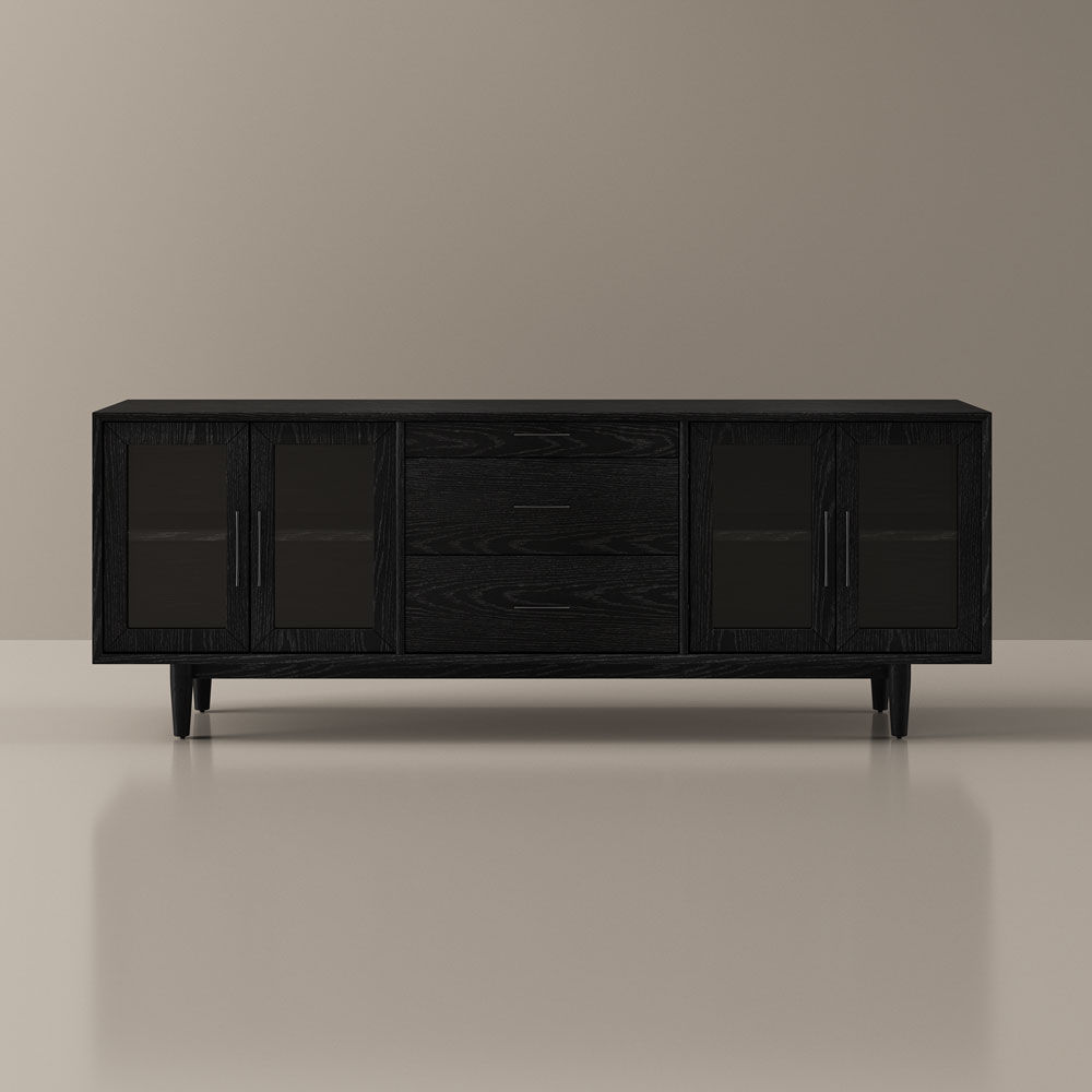 Black MDF TV Stands