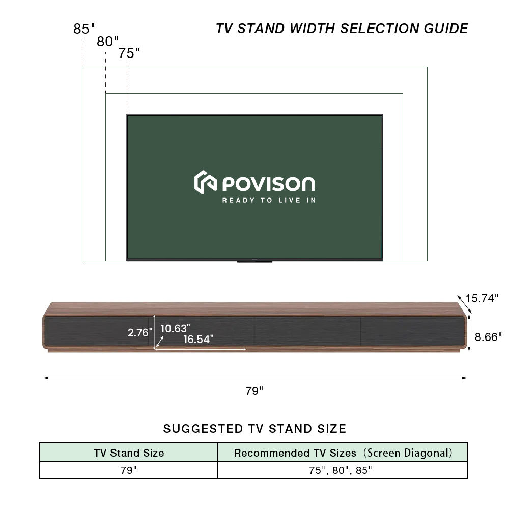 Black Dark Wood & Black MDF TV Stands