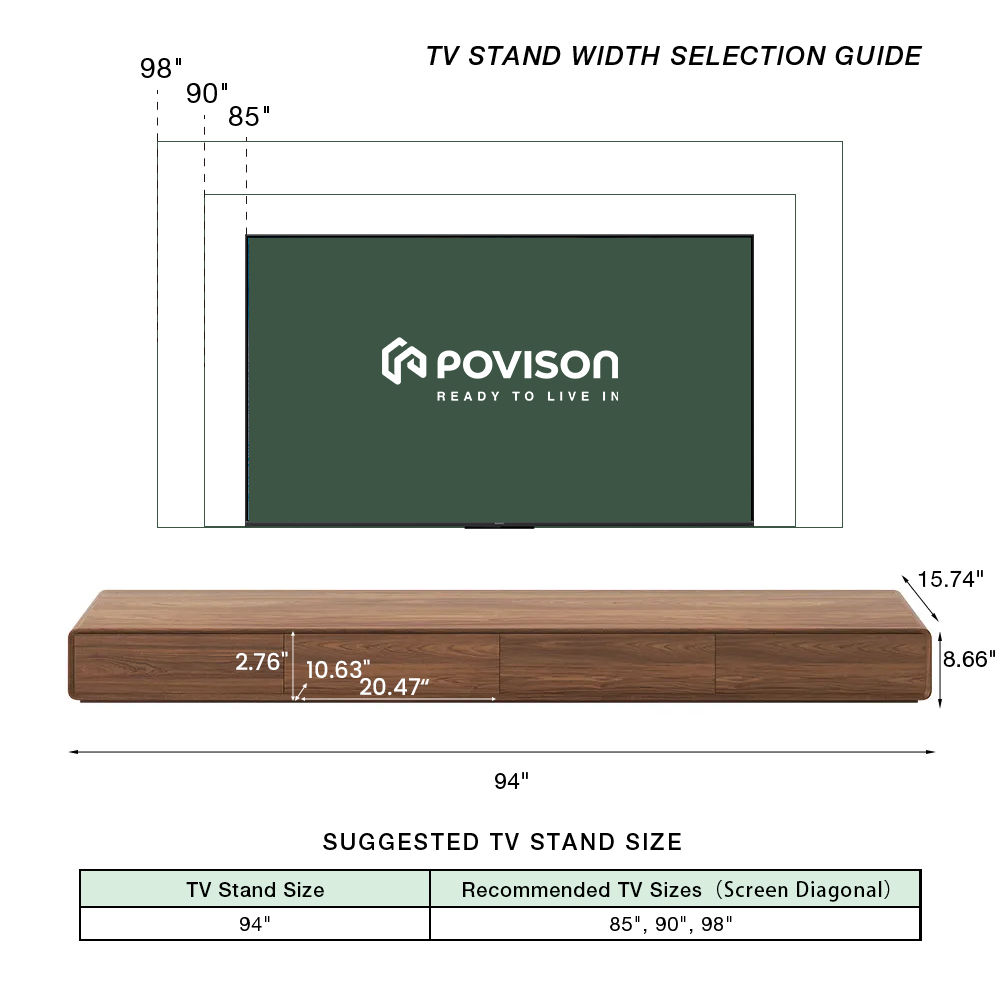 Wood Walnut MDF TV Stands