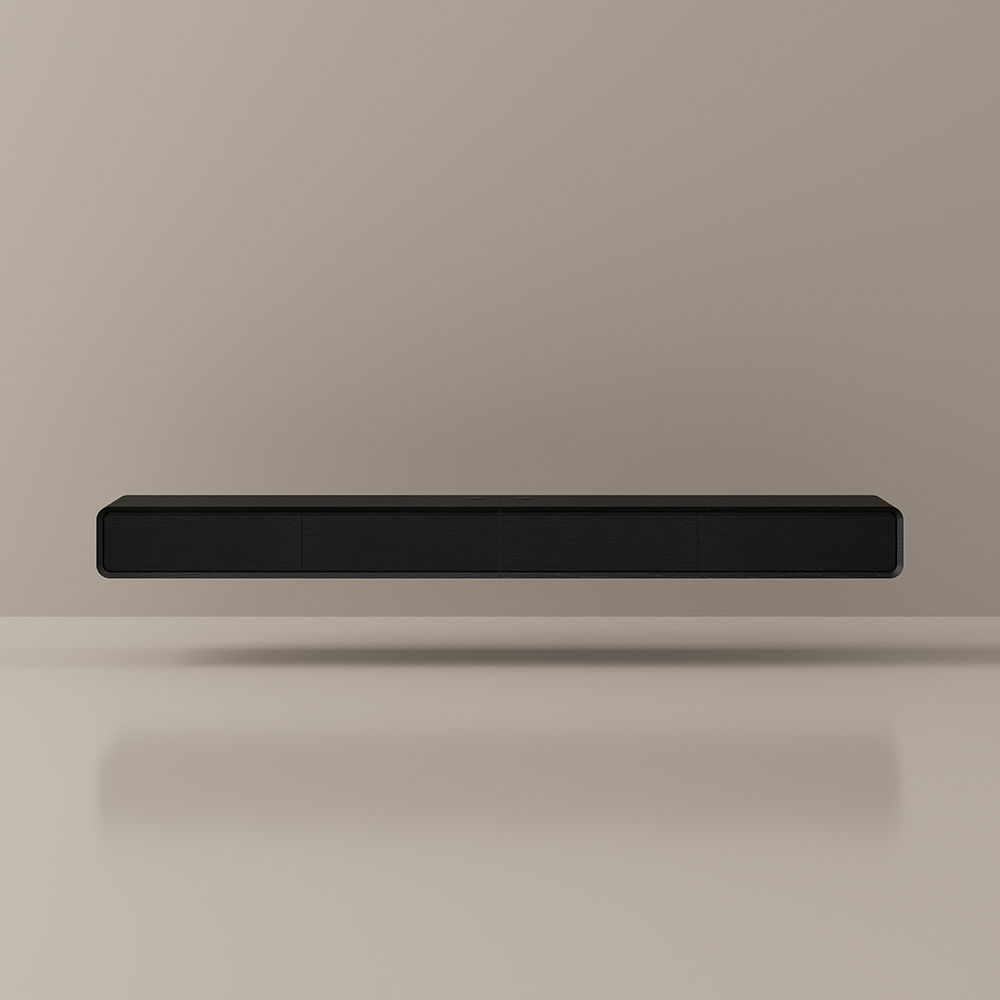 Oak Black MDF TV Stands
