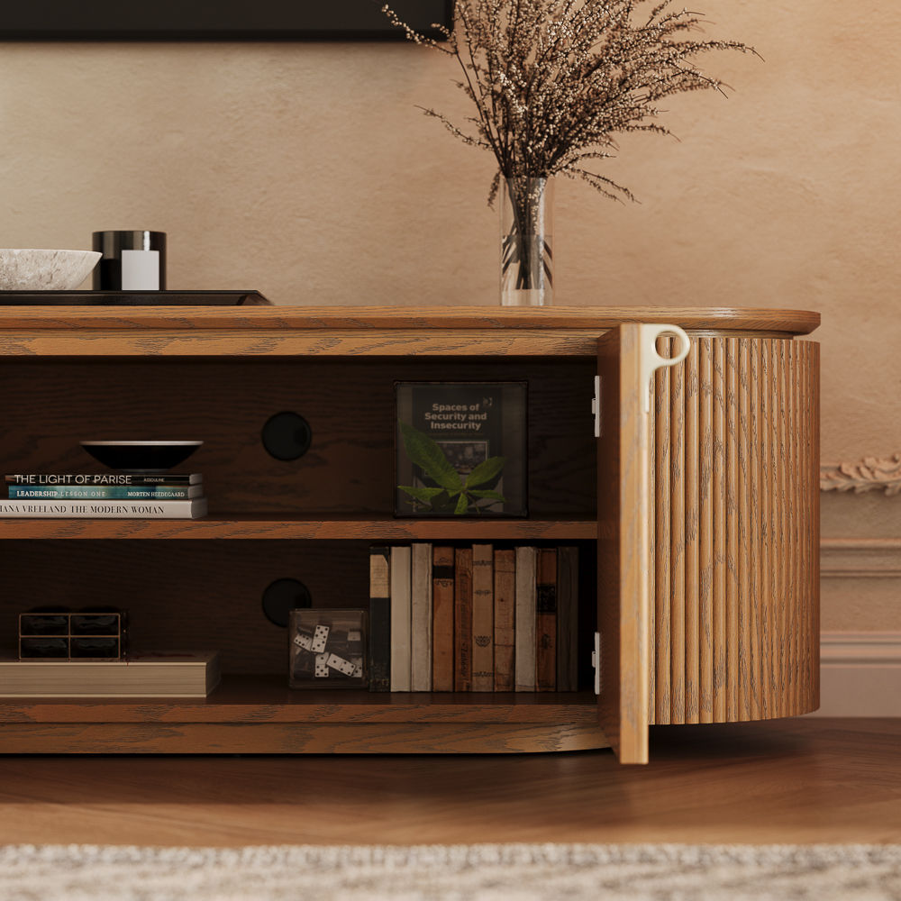 Walnut Color Plywood TV Stands