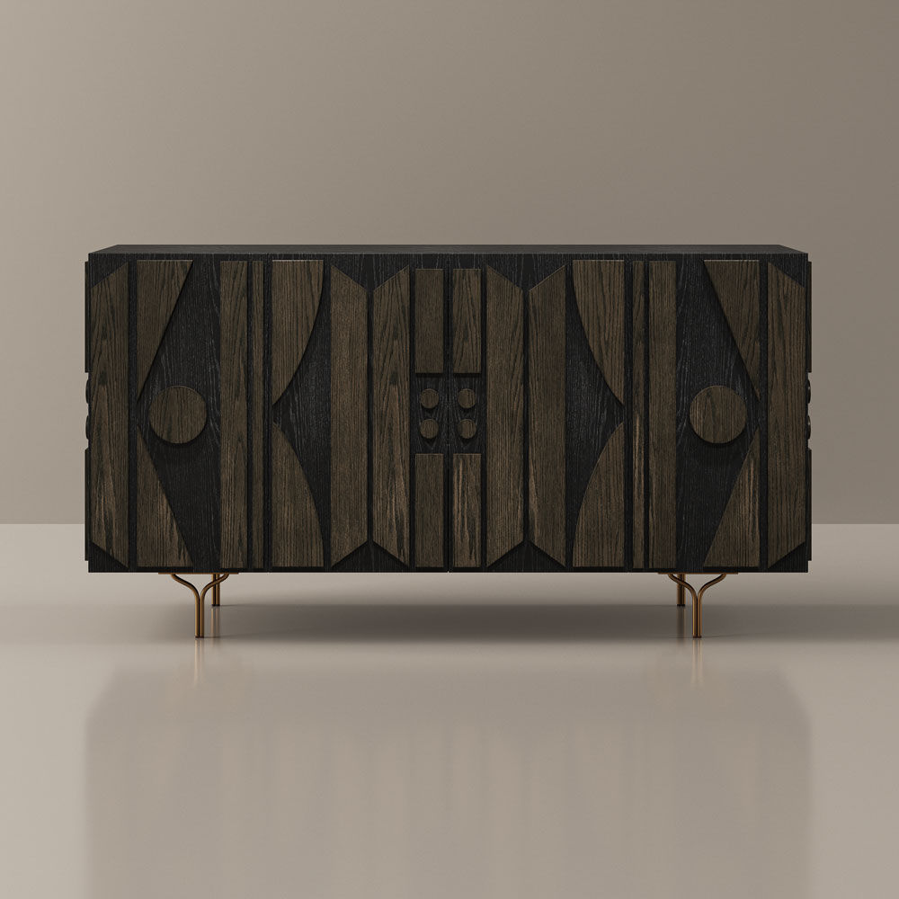Tall Smoky MDF TV Stands