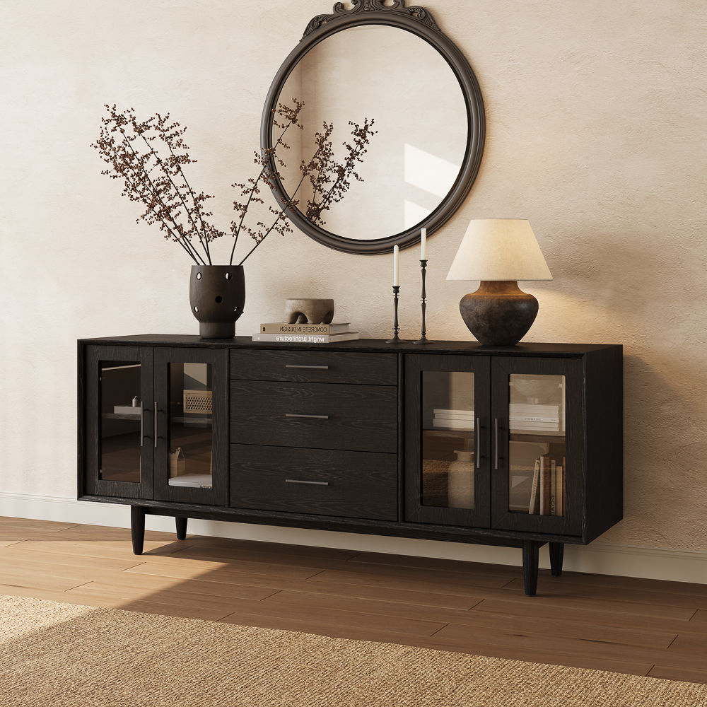 Black MDF TV Stands