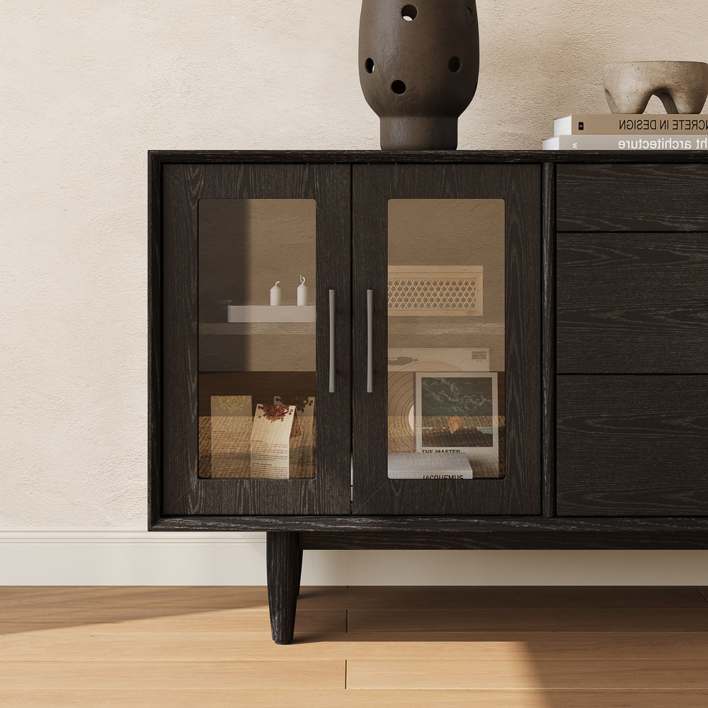 Black MDF TV Stands