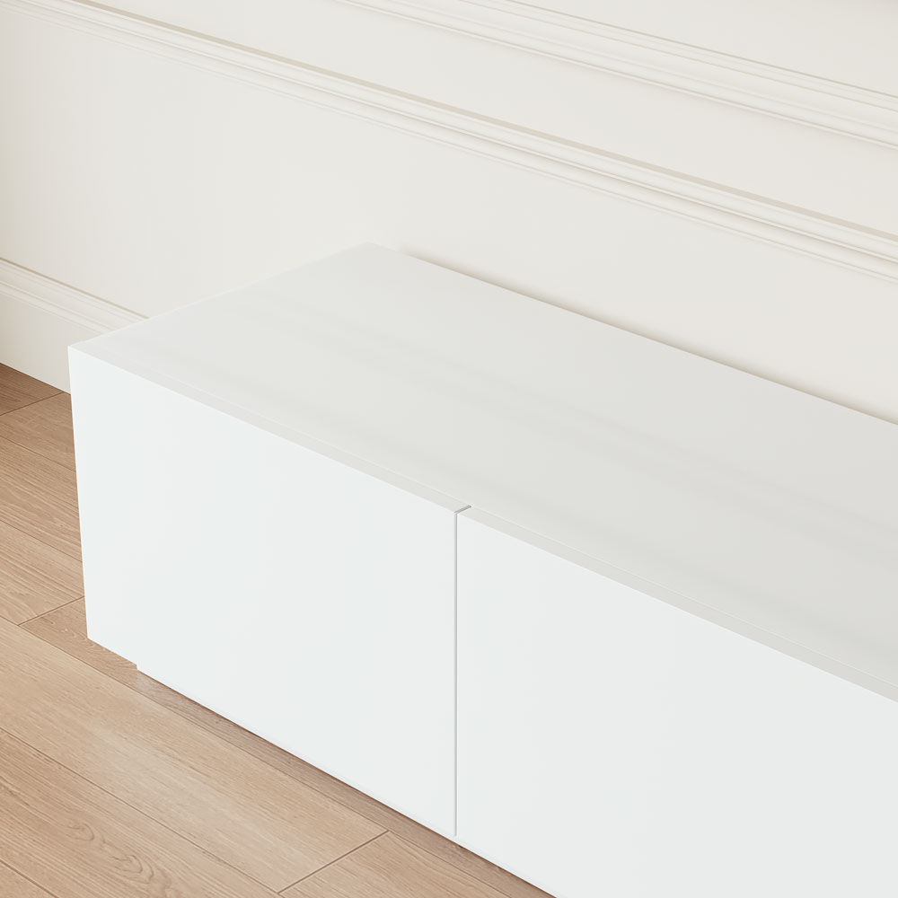 Minimalist White MDF TV Stands