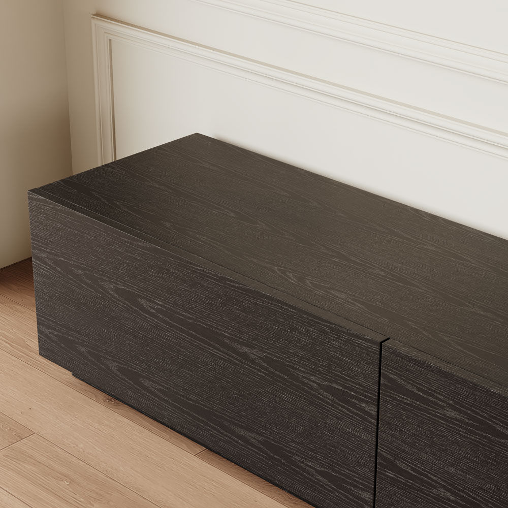 Minimalist Black MDF TV Stands