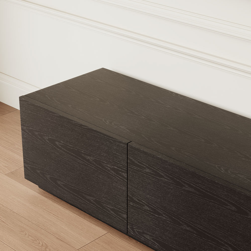 Living Room Black MDF TV Stands