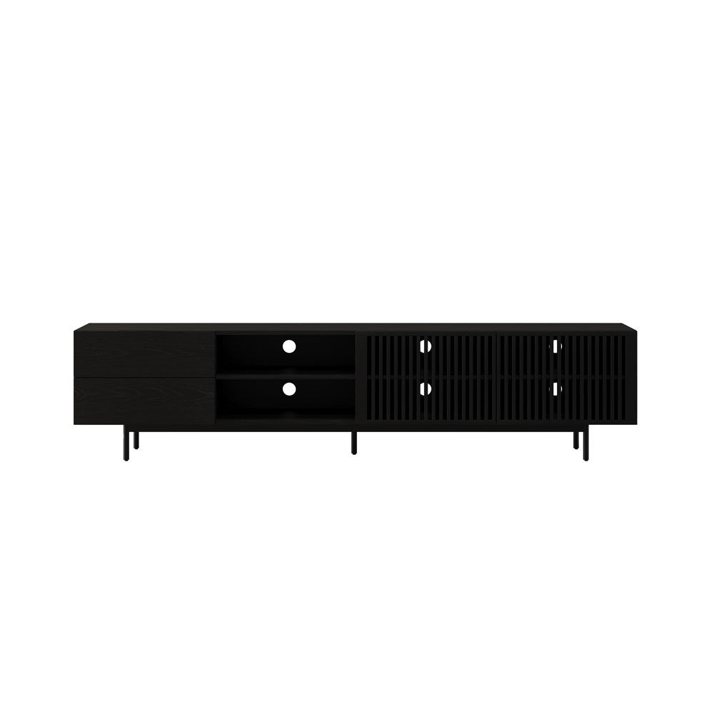 Bedroom Black Plywood TV Stands