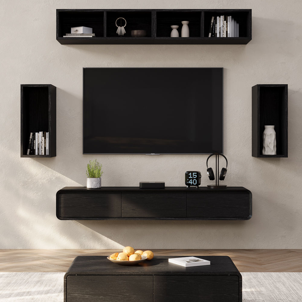 Black MDF TV Stands