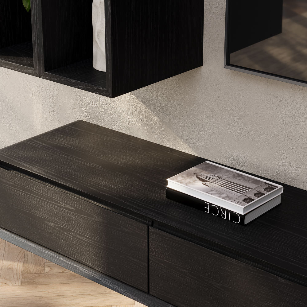 Black MDF TV Stands