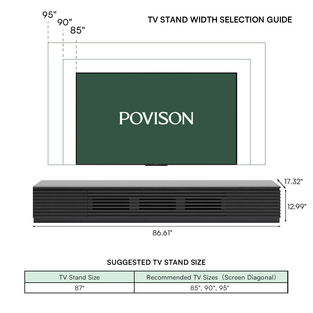 Living Room Black Plywood TV Stands